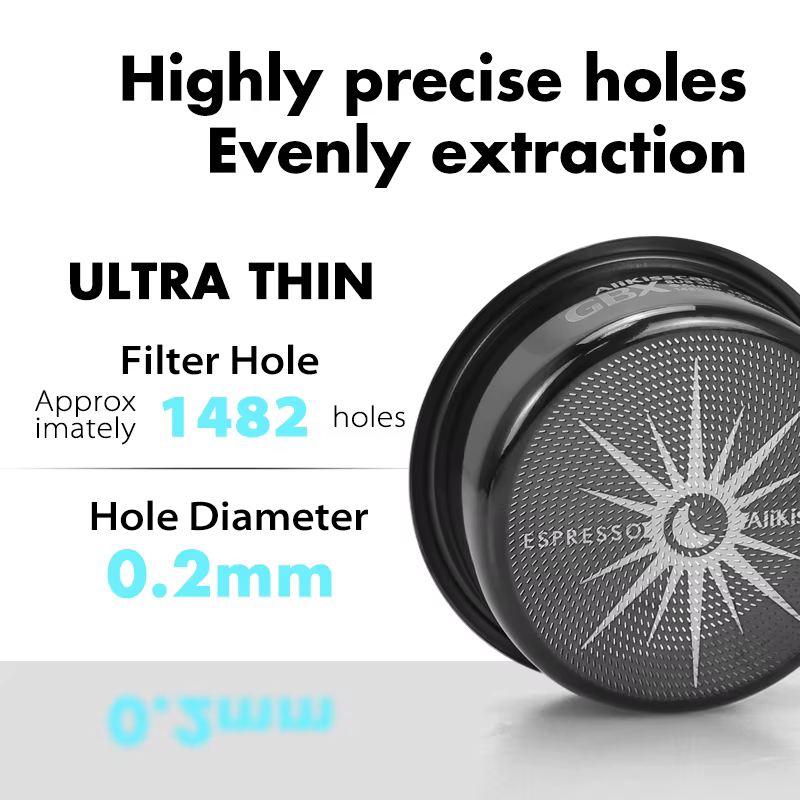 Porte-filtre à café sans fond de 51 mm pour machine à expresso Delonghi Dedica EC680 EC685