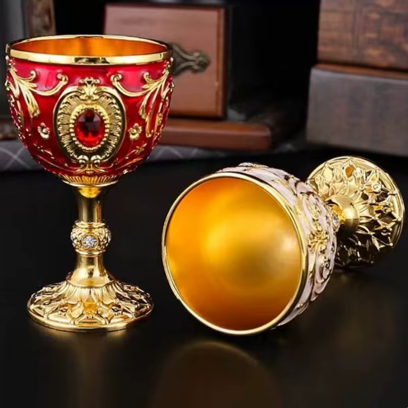 Verre à vin, tasse à Vodka esprit sculpté