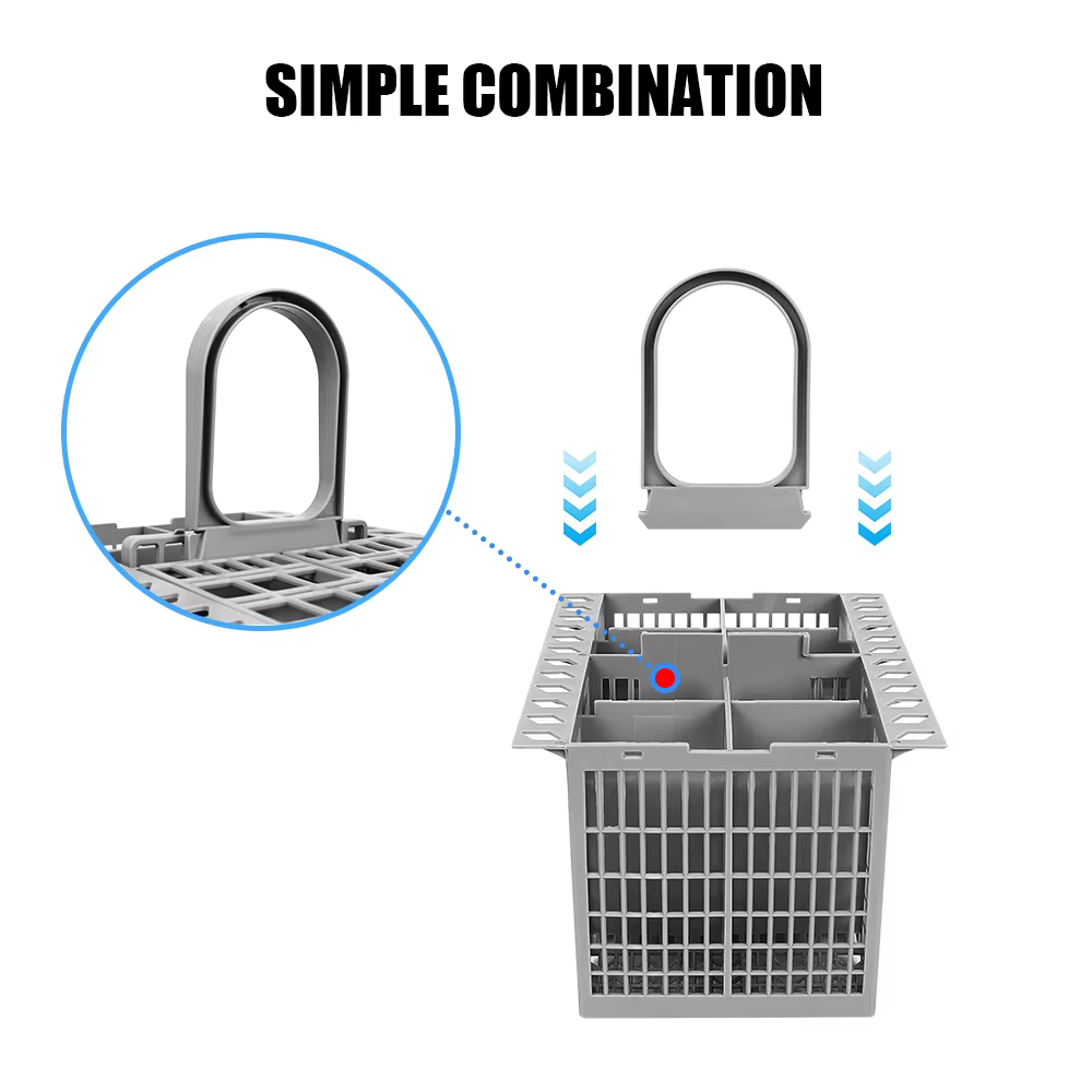Panier de lave-vaisselle universel détachable et multifonctionnel