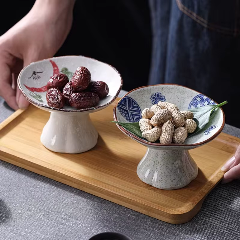 Nouvelle assiette haute pour dessert chinois