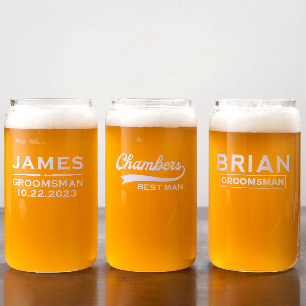 Standard de bière personnalisé pour la fête de mariage