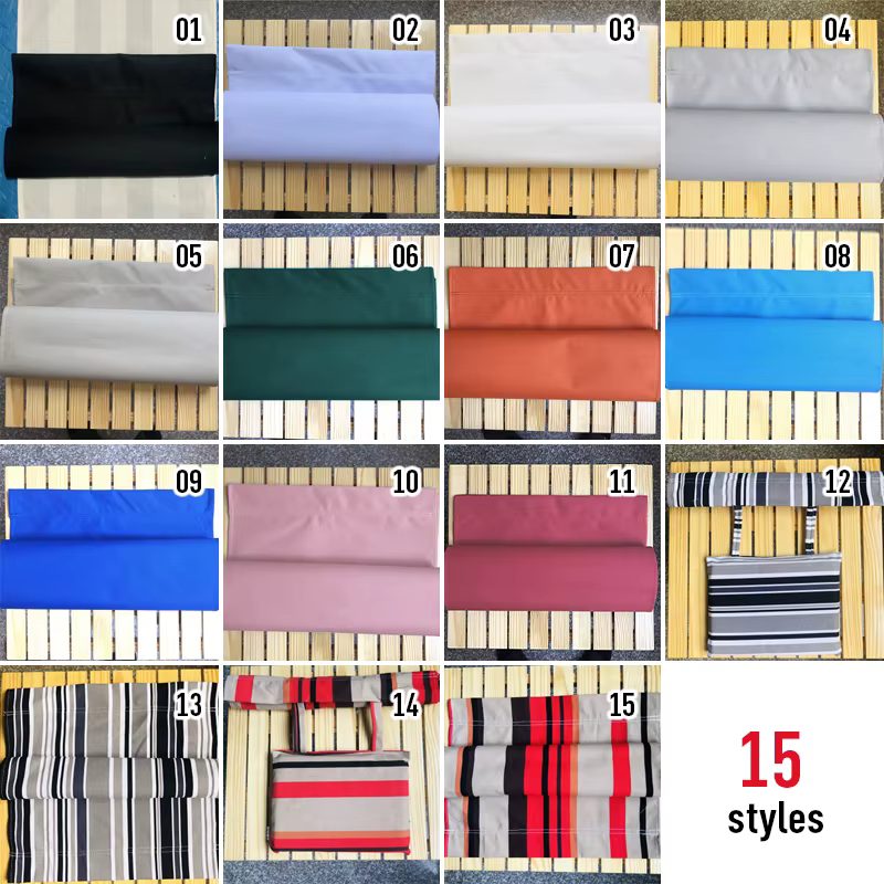 Housses de siège en toile imperméables pour chaise de plage (sans chaise), housse de remplacement pour chaise pliante, accessoires pour la cour et la maison