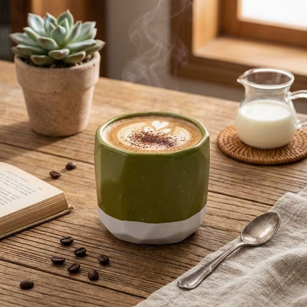 Tasse à café vintage en céramique