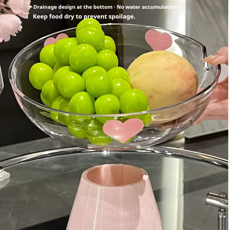 Plateau de service surélevé pour fruits avec base haute