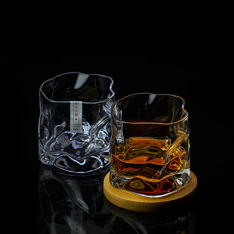Verre à whisky froissé Chamvin