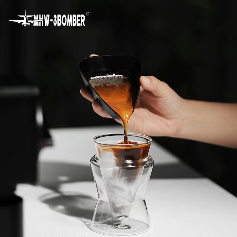 Tasse doseuse de grains de café en alliage d'aluminium
