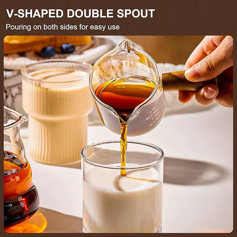 Tasse à lait en verre, petit gobelet à espresso en verre