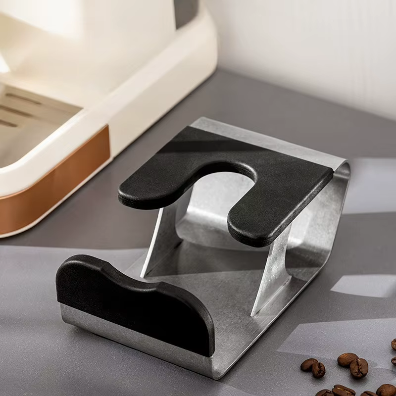 JUSTINLAU Station de tamping pour café expresso en acier inoxydable