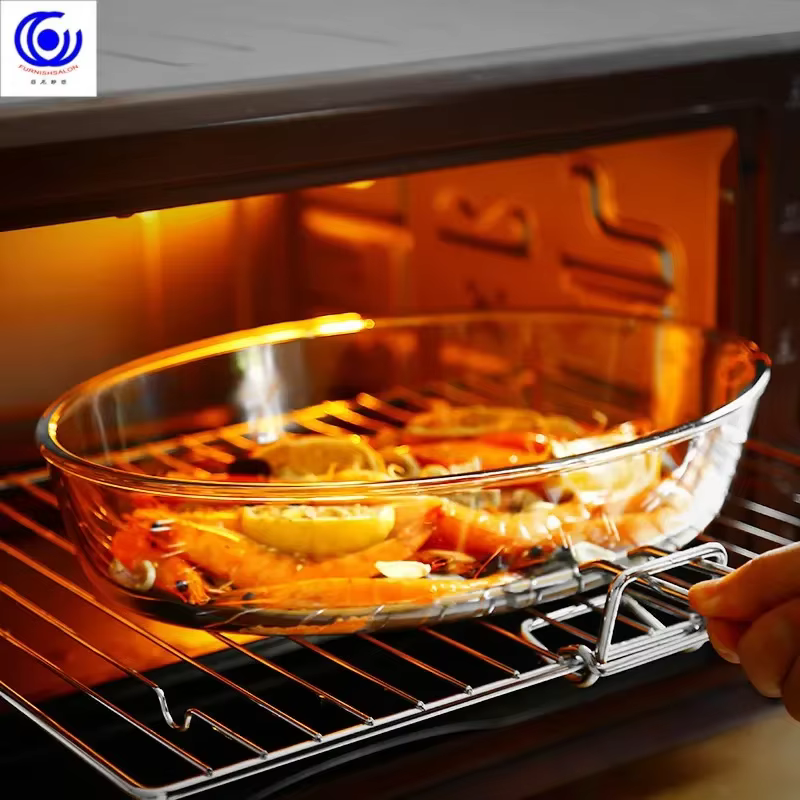Pio de cuisson en verre trempé de grande capacité