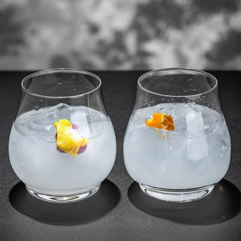 Verres à Cocktail Fermés Créatifs en Verre à Grand Ventre