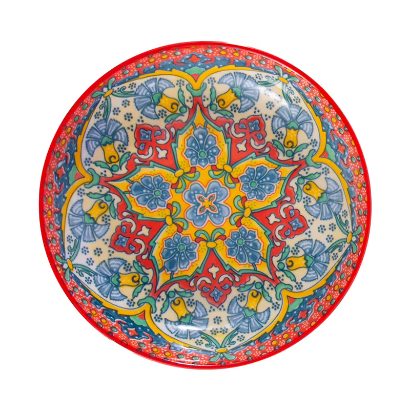 Assiette en céramique de Style bohème