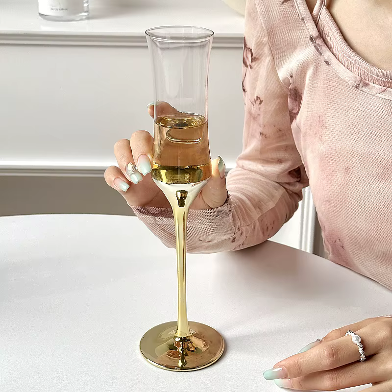 Verre à Champagne à taille française