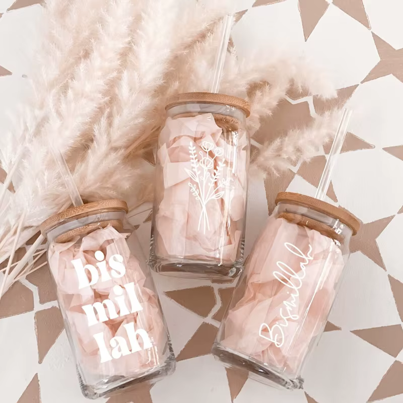 Tasse en verre Transparent Eid al-adha Bismillah
