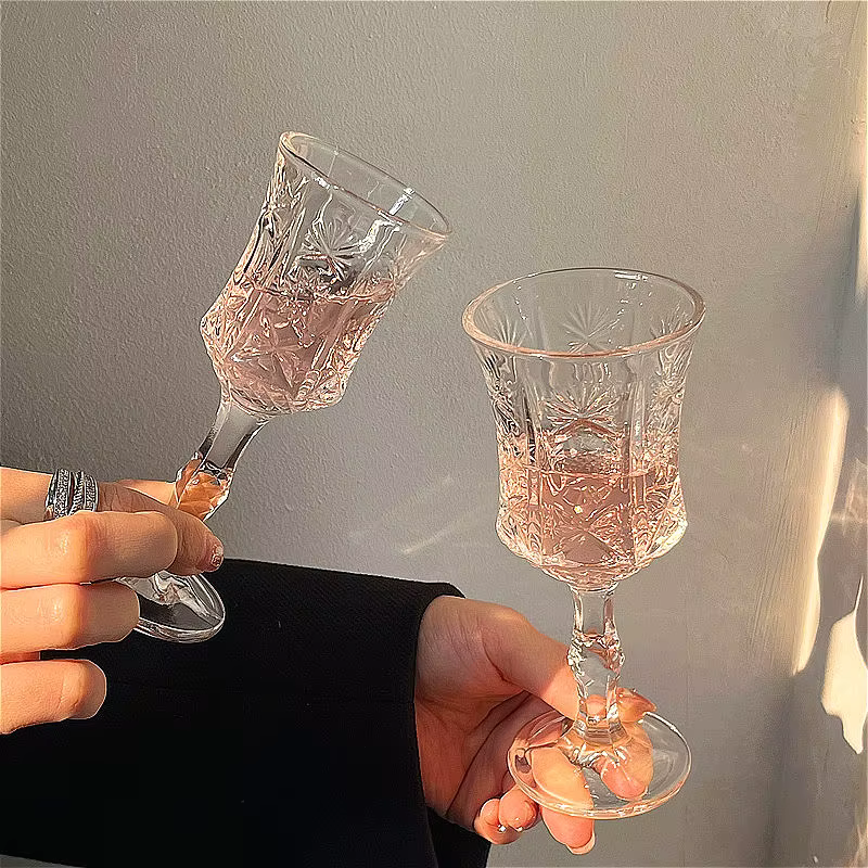 Verre à Champagne sculpté exquis 50ml/100ml