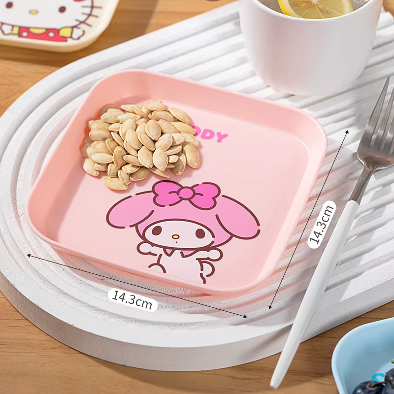 Assiette à os Hello Kitty Kuromi