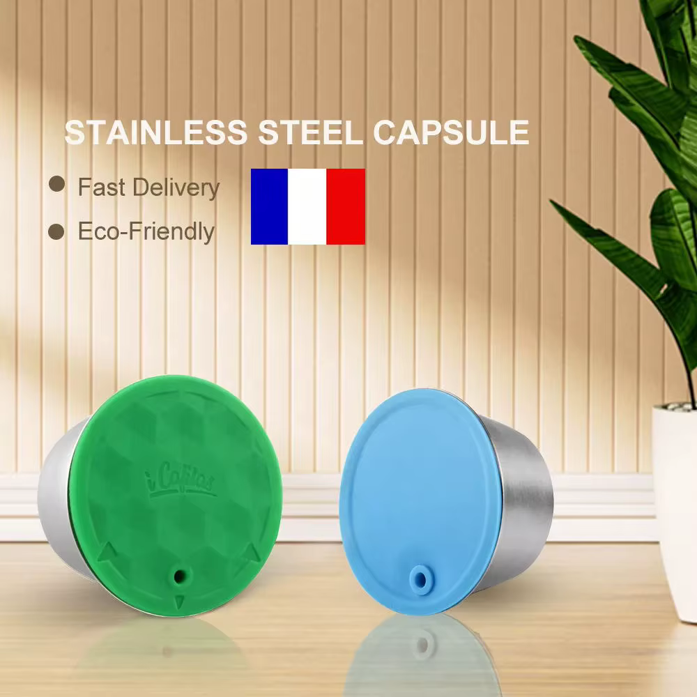 ICafilas – capsules de café réutilisables en métal inoxydable pour Dolce Gusto adaptées au nescafé avec filtre de sol