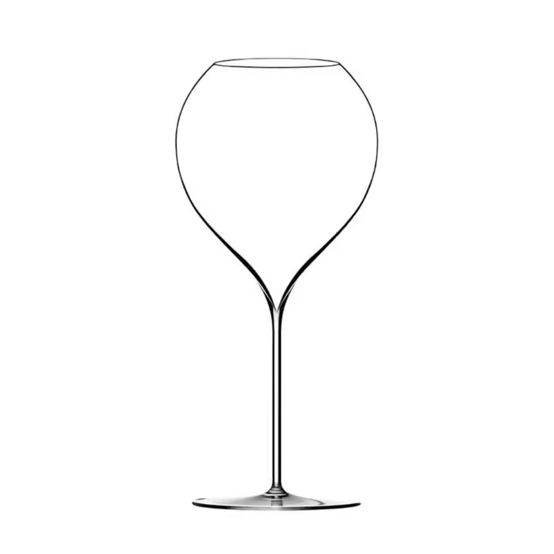 Verres à vin rouge transparents Ultra-fins de 600ml
