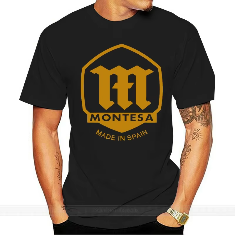 Montesa Espana moto T-Shirt haute qualité coton T-Shirt hommes à manches courtes toutes saisons trajet hauts col rond hommes T-shirts