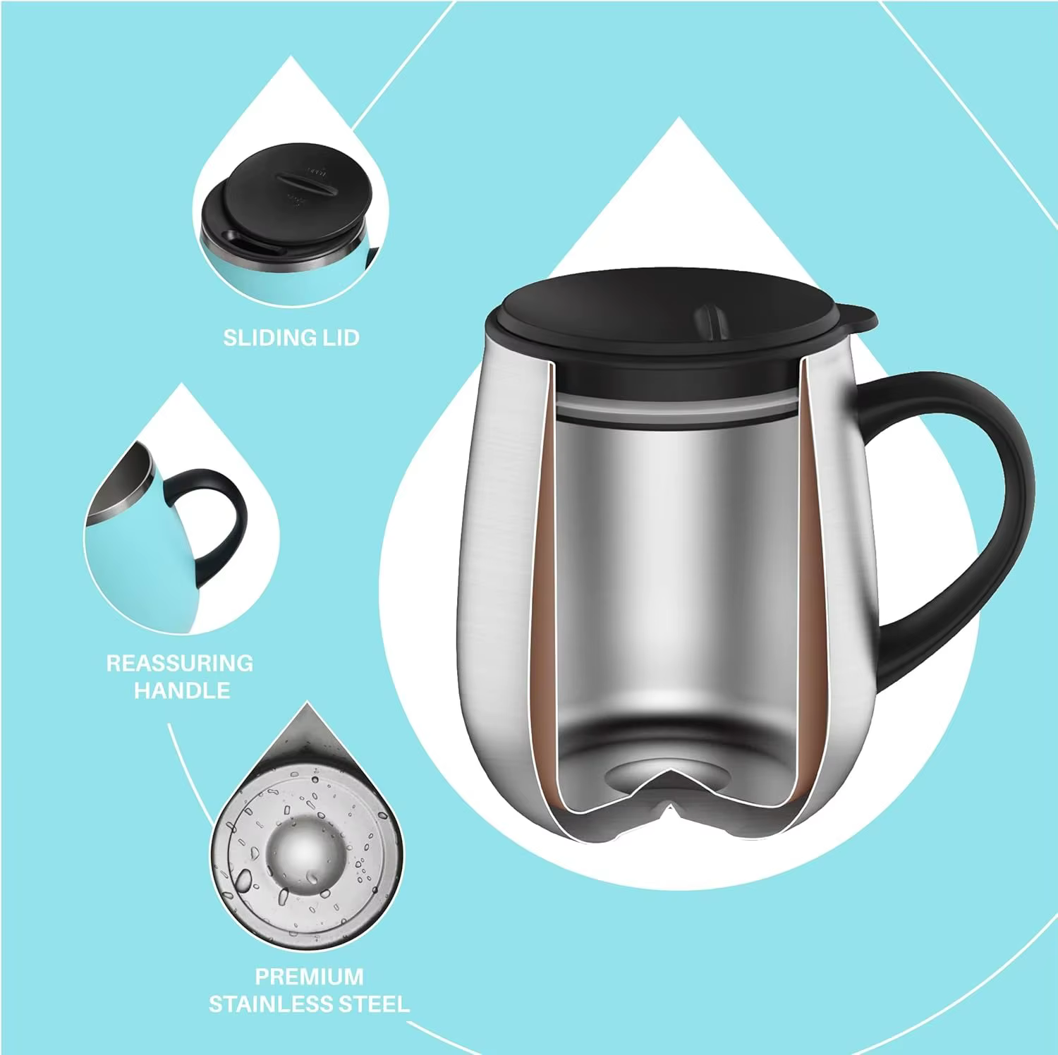 Tasse à café isolée Ideus