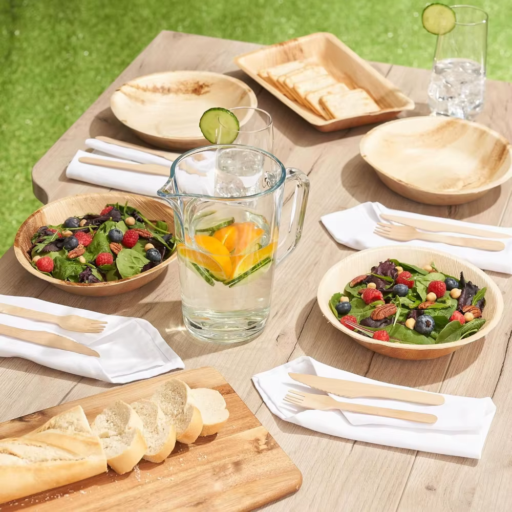 Fourchettes en bois jetables