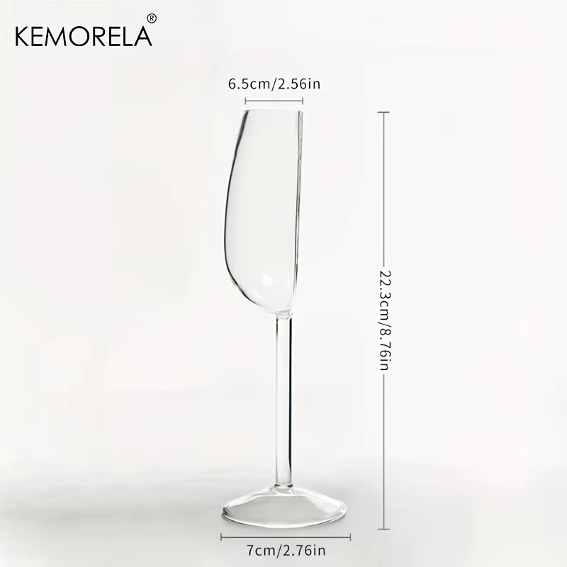 Verre à vin demi-rouge et à Champagne