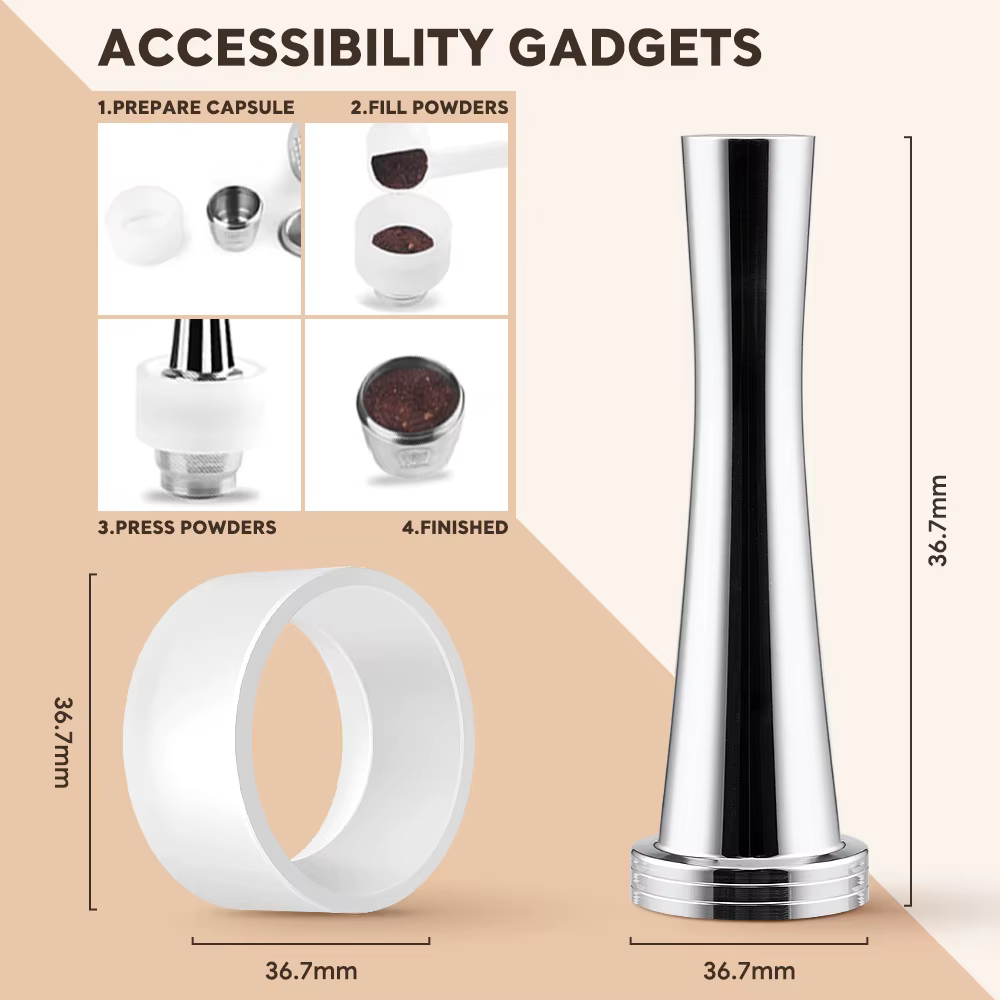 ICafilas – Capsule de café rechargeable pour machine à café Nespresso