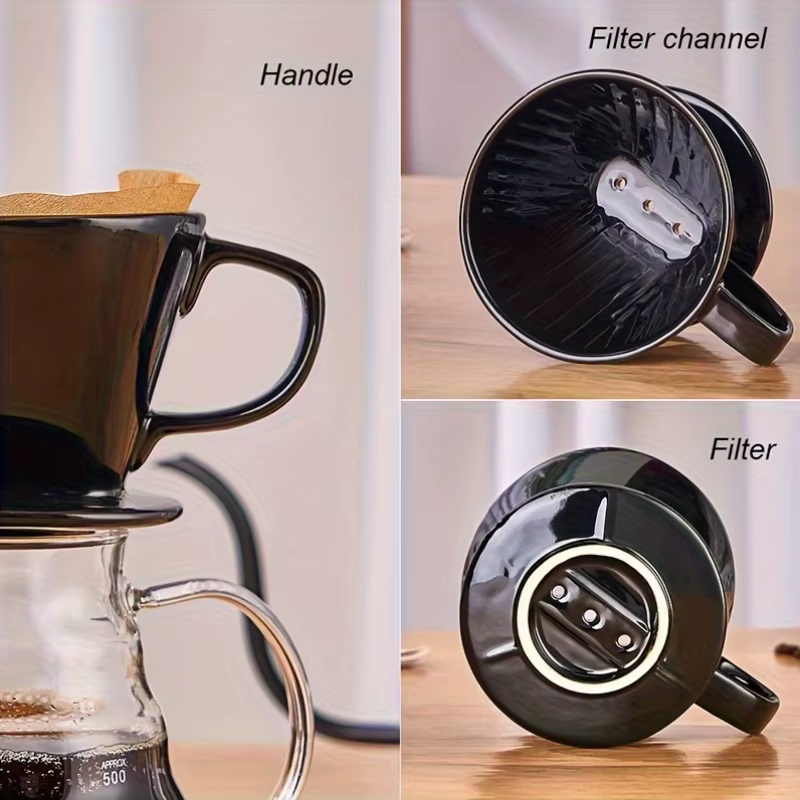Filtre à café en forme d'éventail