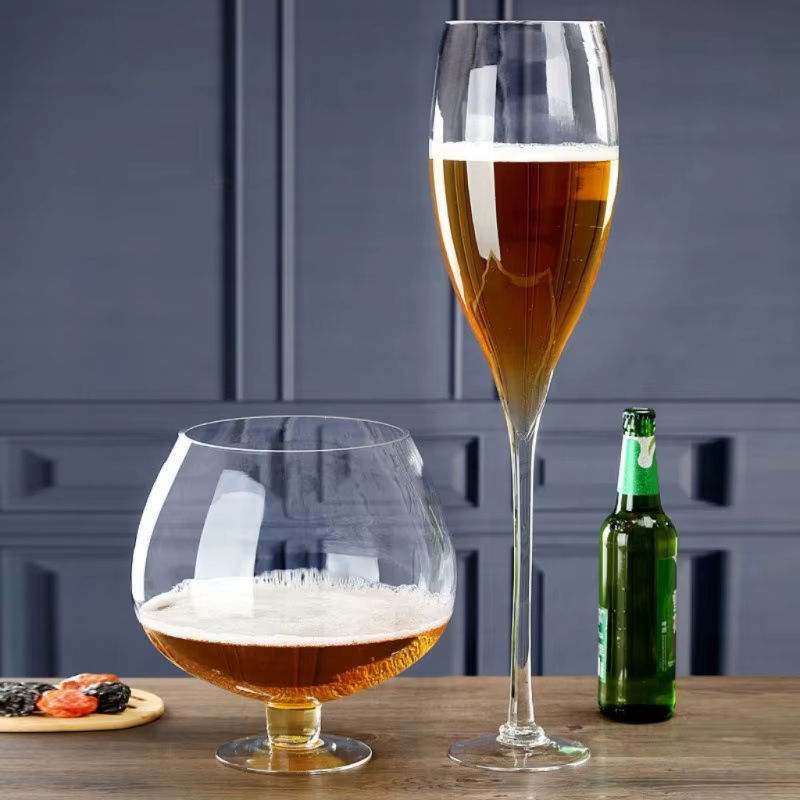 Verres de fête en verre de très grande capacité