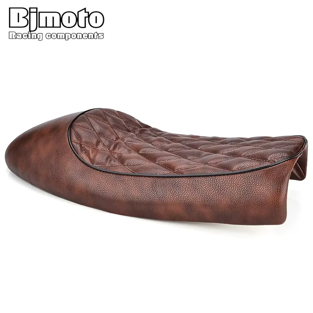 Selle de bosse vintage personnalisée pour moto, siège plat rétro pour Suzuki, Yamaha, Kawasaki, CB650, Z650, SR250, 73Inboulon Seat