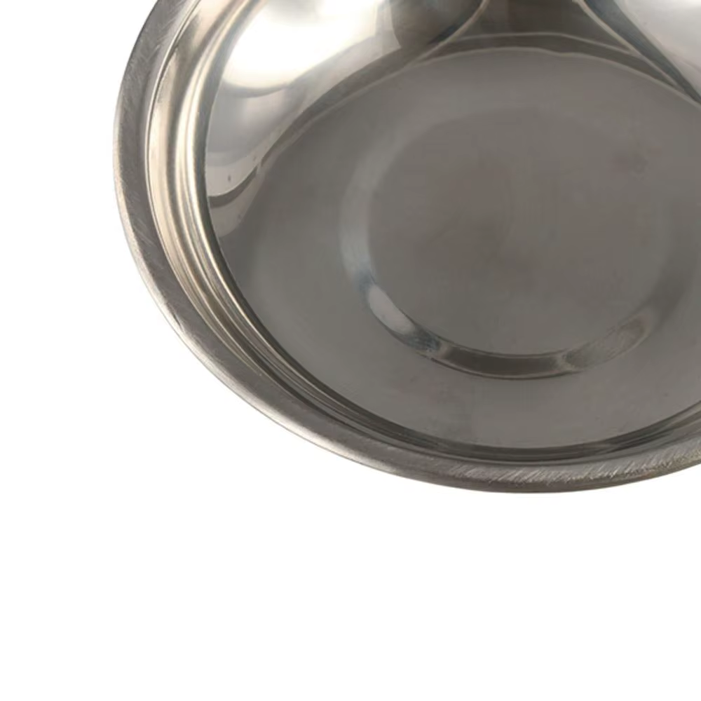 Plats d'assaisonnement de collations alimentaires durables en acier inoxydable