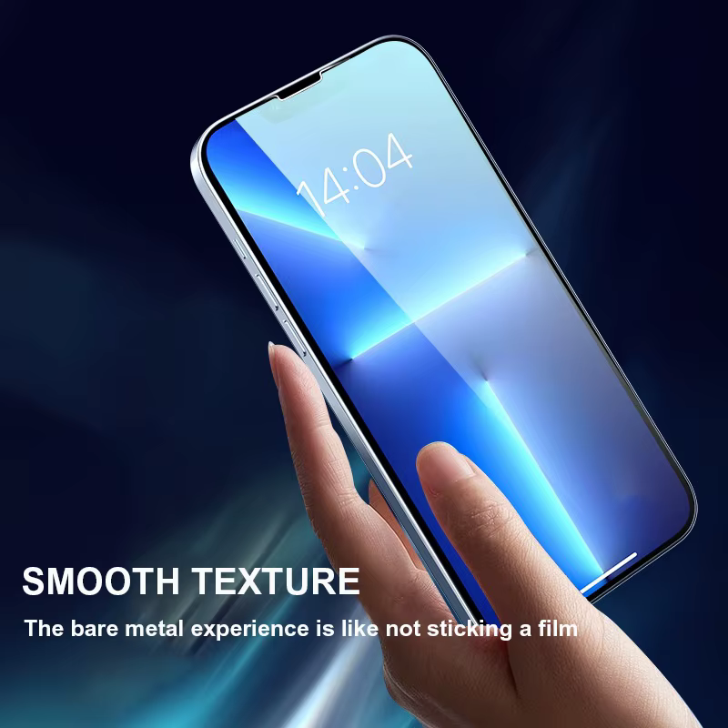 Lot de 5 protections d'écran en verre trempé pour iPhone 17, 16, 15, 14, 13, 12 Pro Max, et iPhone 12 Mini, 13 Mini, 14 Plus, 14 Pro, 16 Pro Max
