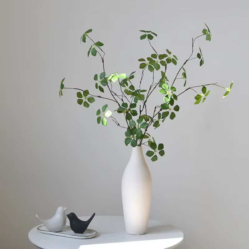 Plante artificielle de feuille de Lotus Guanyin