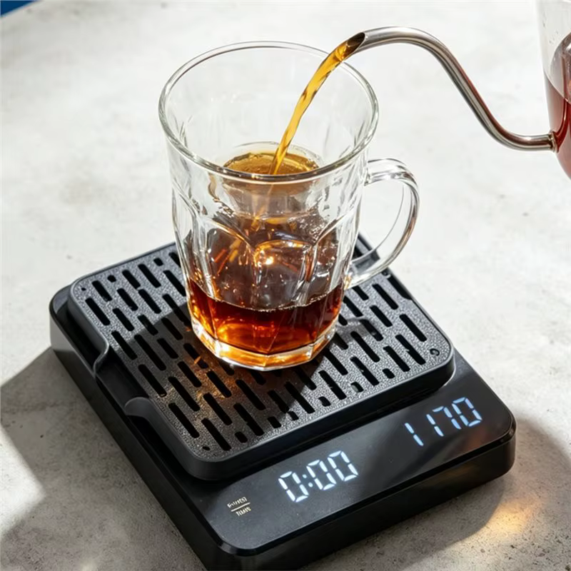 Plateau de récupération A69edrip pour machine à expresso avec fonction d'auto-vidange – Outil de mesure de café de style italien pour la cuisine domestique