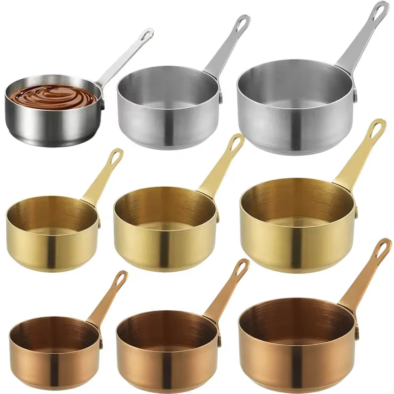 Pot à Sauce antiadhésif en acier inoxydable