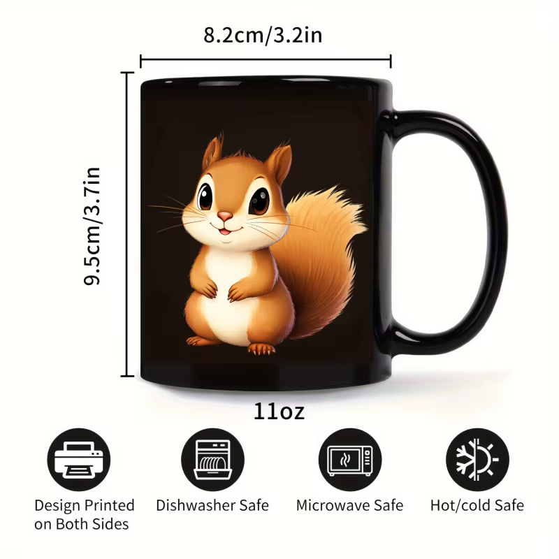 Tasse en céramique noire