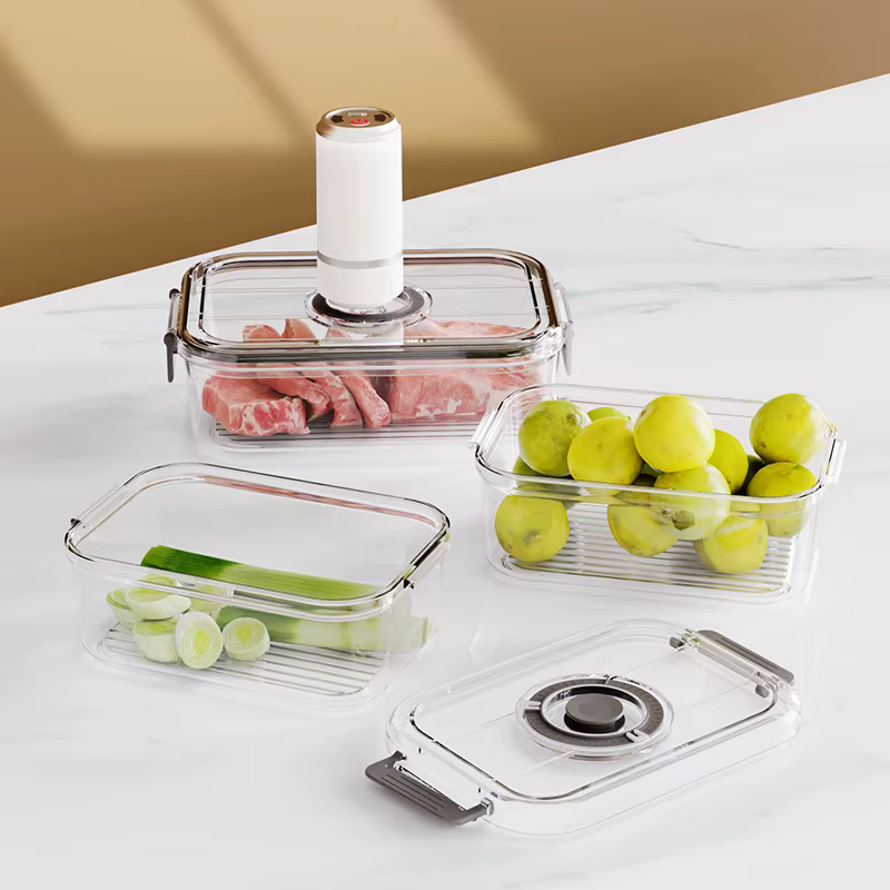 Boîte de stockage des aliments sous vide