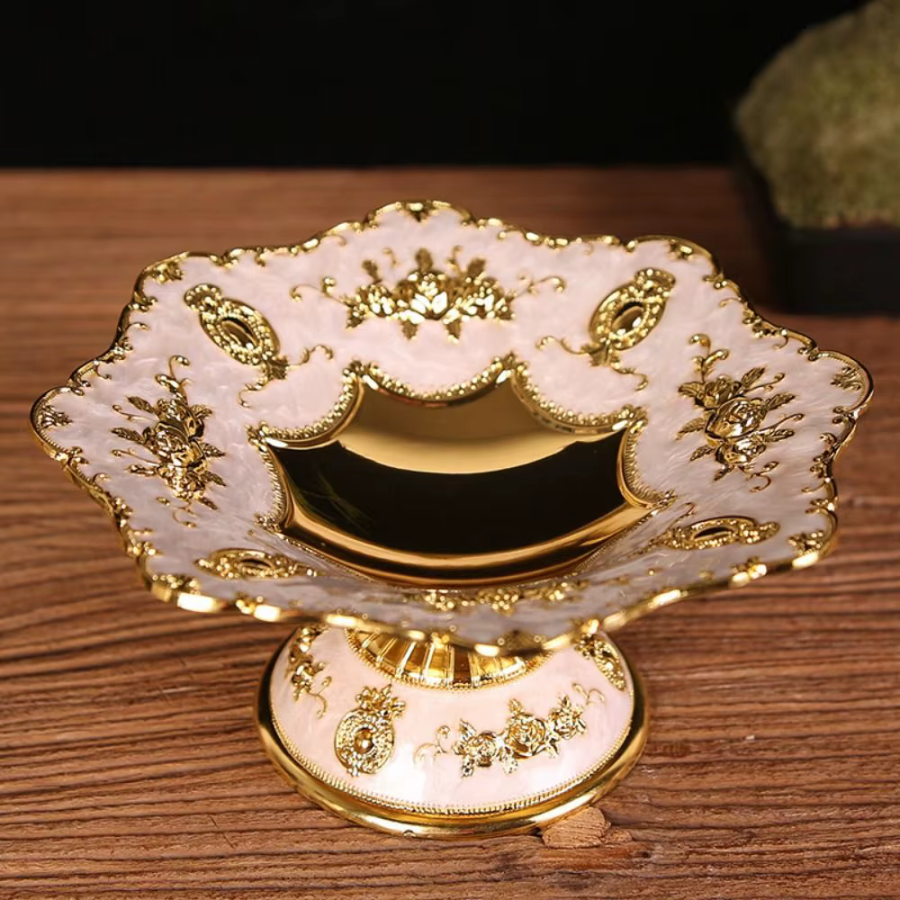 Assiette à fruits européenne Vintage haut de gamme