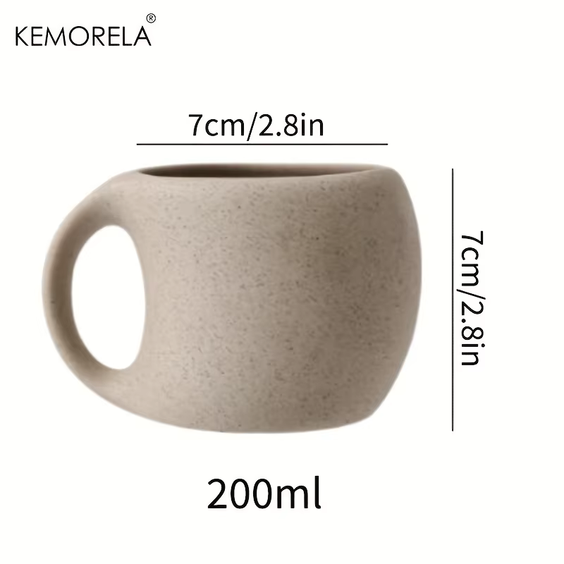 Tasses à café en céramique avec Design artistique moucheté