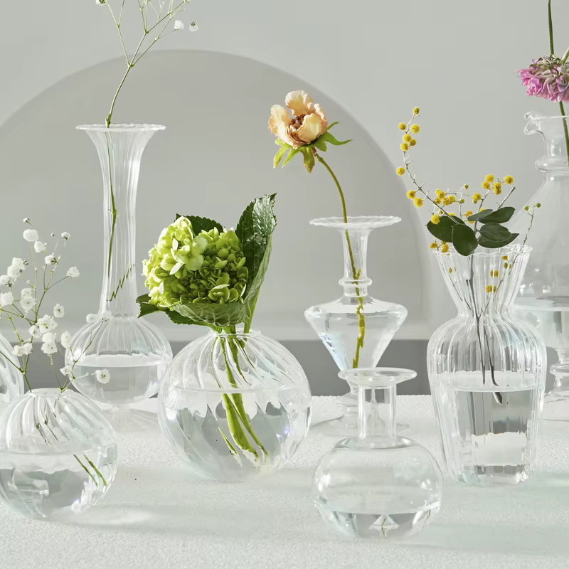 Vase Transparent moderne décor à la maison