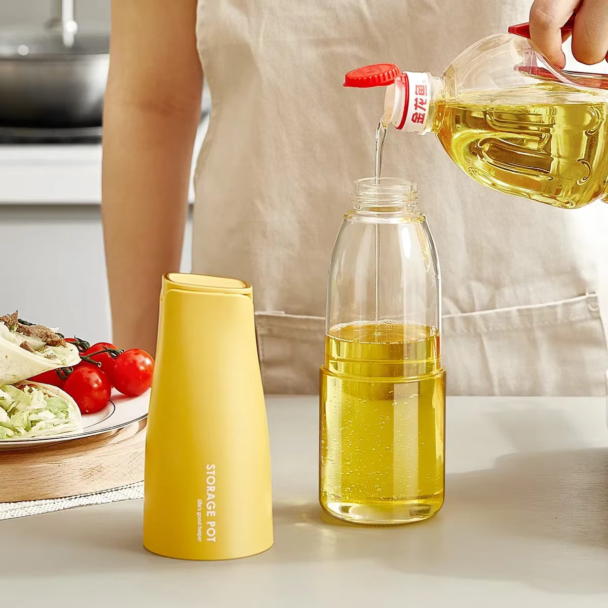 Distributeur de bouteilles d'huile de 500ML