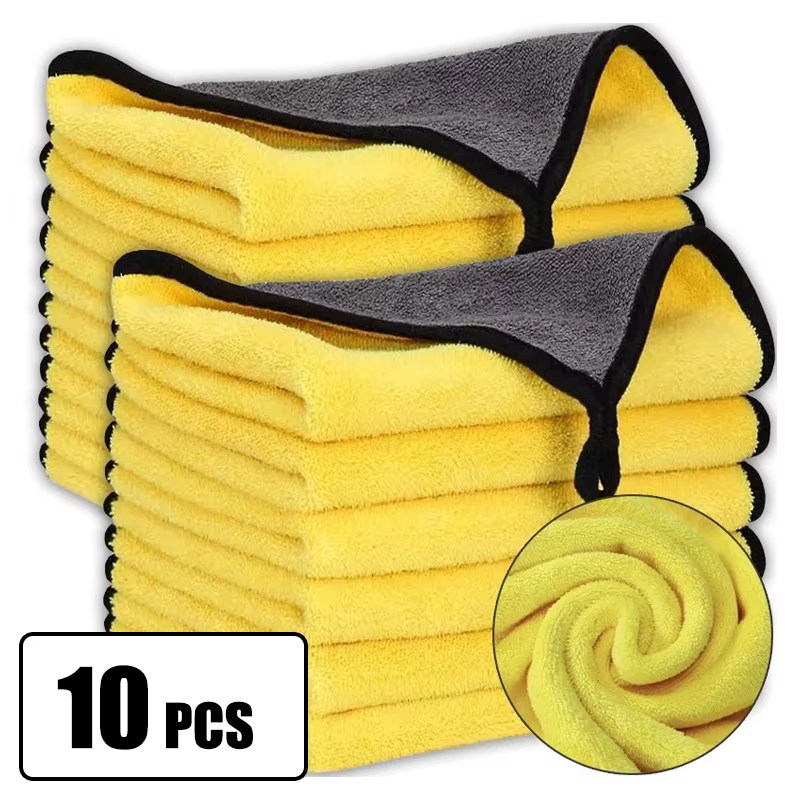 Serviette en Microcarence pour Lavage de Voiture, Accessoire de 30x30/60cm