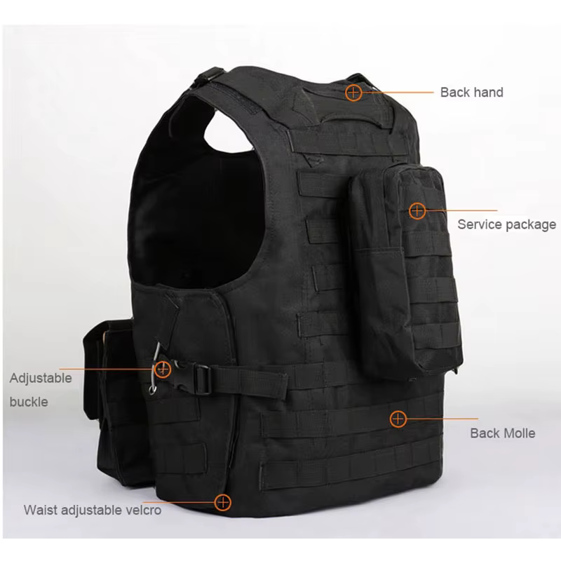 Gilet tactique CS jeu Airsoft assaut Molle gilet équipement vêtements de plein air chasse Camouflage gilet Combat sécurité gilet