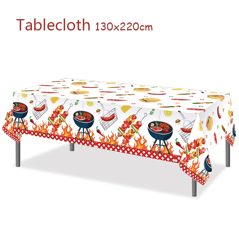 Vaisselle jetable pour fête de pique-nique Barbecue