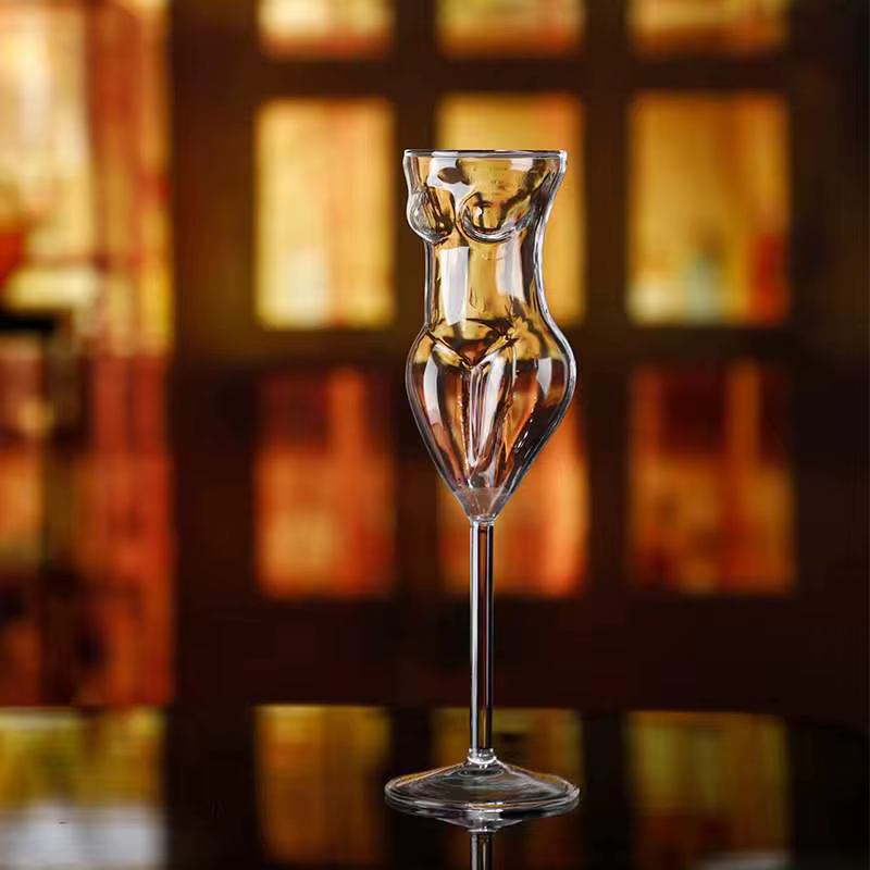Verre à Cocktail créatif en forme de corps pour femme
