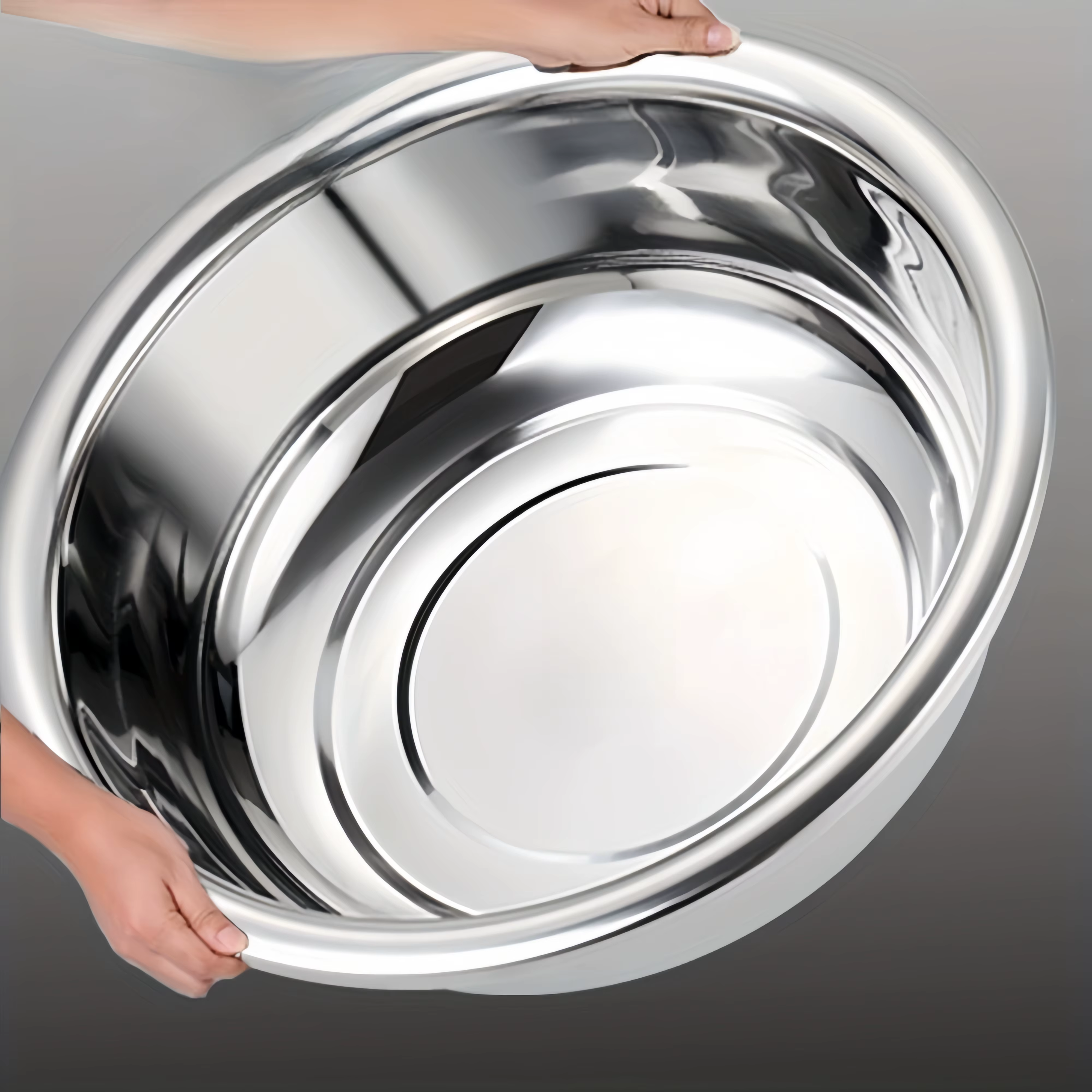 Bols à salade de cuisson en métal surdimensionné de 36cm