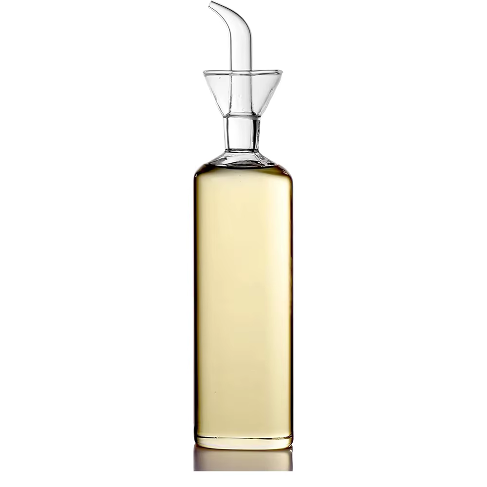 Distributeur d'huile et de vinaigre en verre - Bouteille anti-fuite et anti-goutte en borosilicate de haute qualité