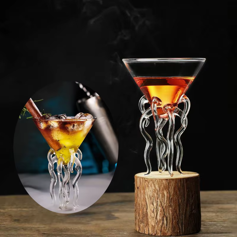 Verre à Cocktail créatif en forme de poisson