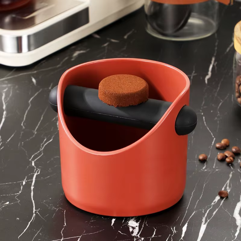Boîte à café à éjecter les résidus d'espresso avec barre de battement amovible