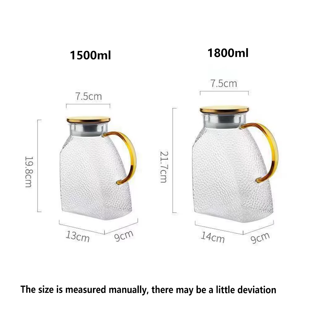 Pichet d'eau en verre de 1