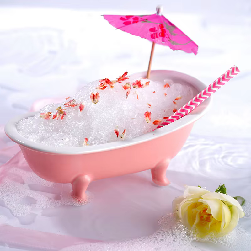 Verre à Cocktail en céramique en forme de baignoire